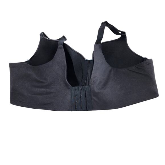 Cacique Black Lightly Lined Balconette Medium Coverage Underwire Bra Size 46D - Picture 4 of 4